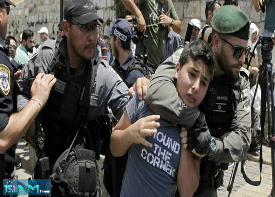 جاری ماہ کے دوران غاصب صیہونی رژیم کے ہاتھوں 3 ہزار 100 فلسطینی گرفتار