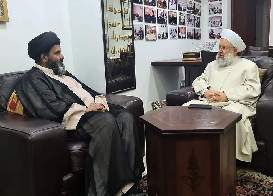 علامہ شفقت شیرازی کی مفتی اعظم لبنان الشیخ ماہر حمود سے ملاقات