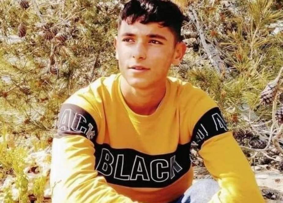 Palestinian teen Ahmad Zahi Bani Shamsah, 16, martyred by Israeli fire..jpg