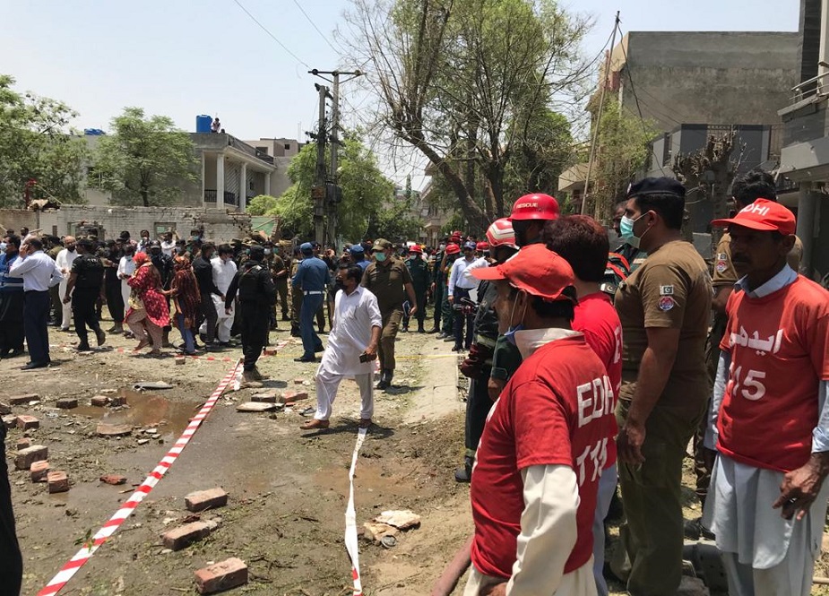 لاہور، کالعدم جماعت الدعوۃ کے امیر کے گھر کے پاس بم دھماکہ