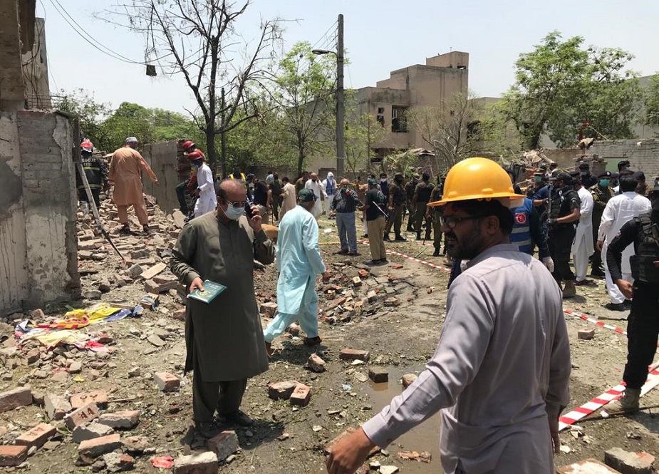 لاہور، کالعدم جماعت الدعوۃ کے امیر کے گھر کے پاس بم دھماکہ