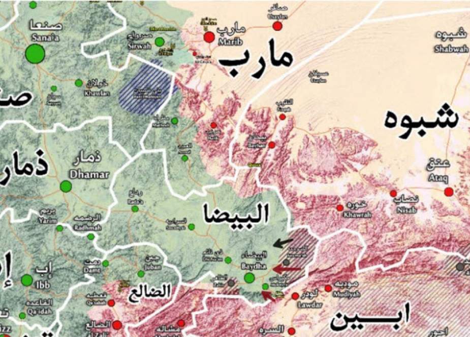 عملیات نیروهای منصورهادی برای تصرف استان البیضاء