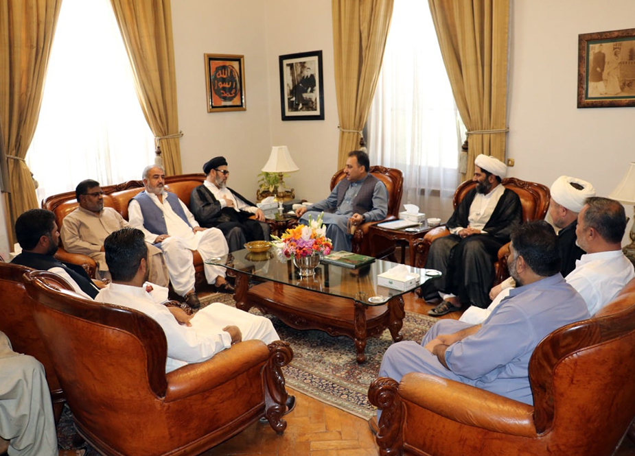 مجلس وحدت مسلمین بلوچستان کے وفد کی گورنر بلوچستان سید ظہور آغا سے ملاقات