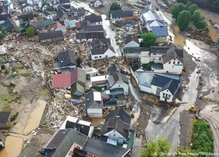 ارتفاع عدد قتلى فيضانات ألمانيا وبلجيكا إلى 168 شخصا