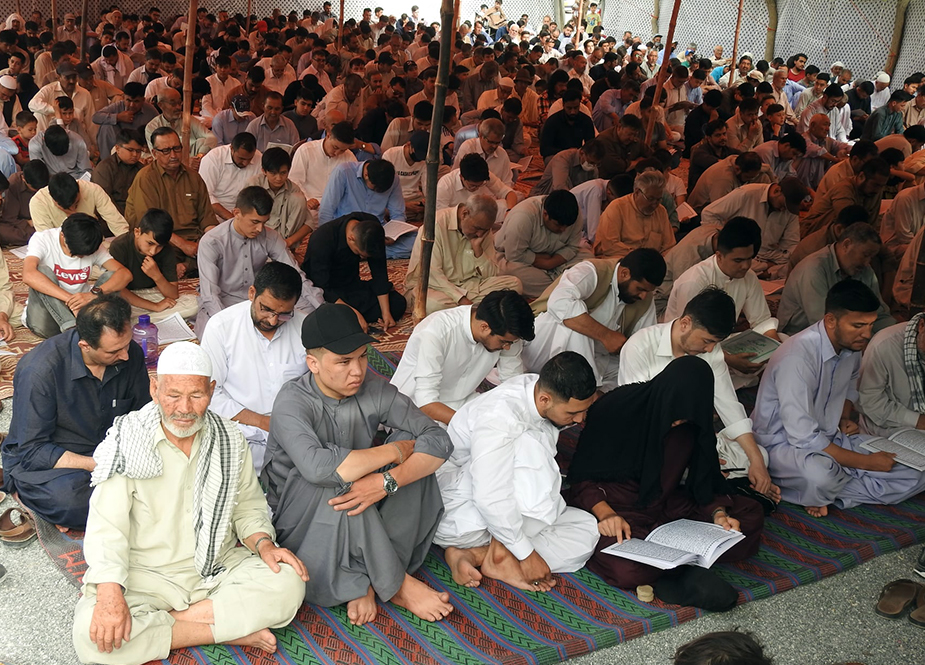 کوئٹہ، ہزارہ قبرستان بہشت زینب (س) میں دعائے عرفہ کا انعقاد