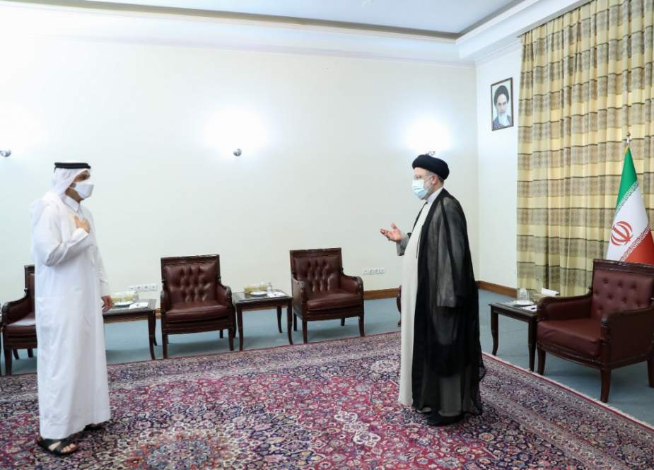 ابراهيم رئيسي لوزير الخارجية القطري: إيران أثبتت أنها صديق يعتمد عليه