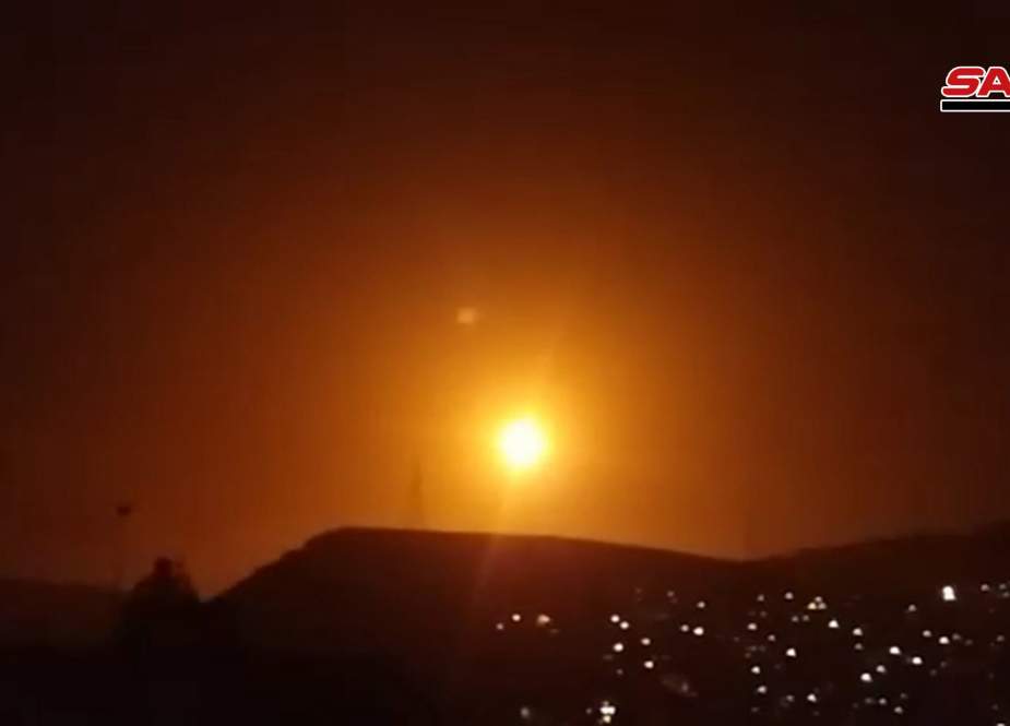 Israeli missile repelled in Damascus by Syrian air defenses.jpg