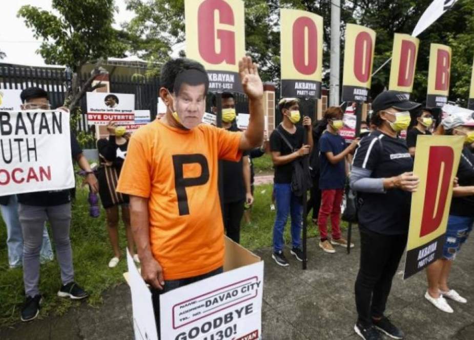 متظاهرون فلبينيون يطالبون بمحاكمة دوتيرتي بعد انتهاء ولايته