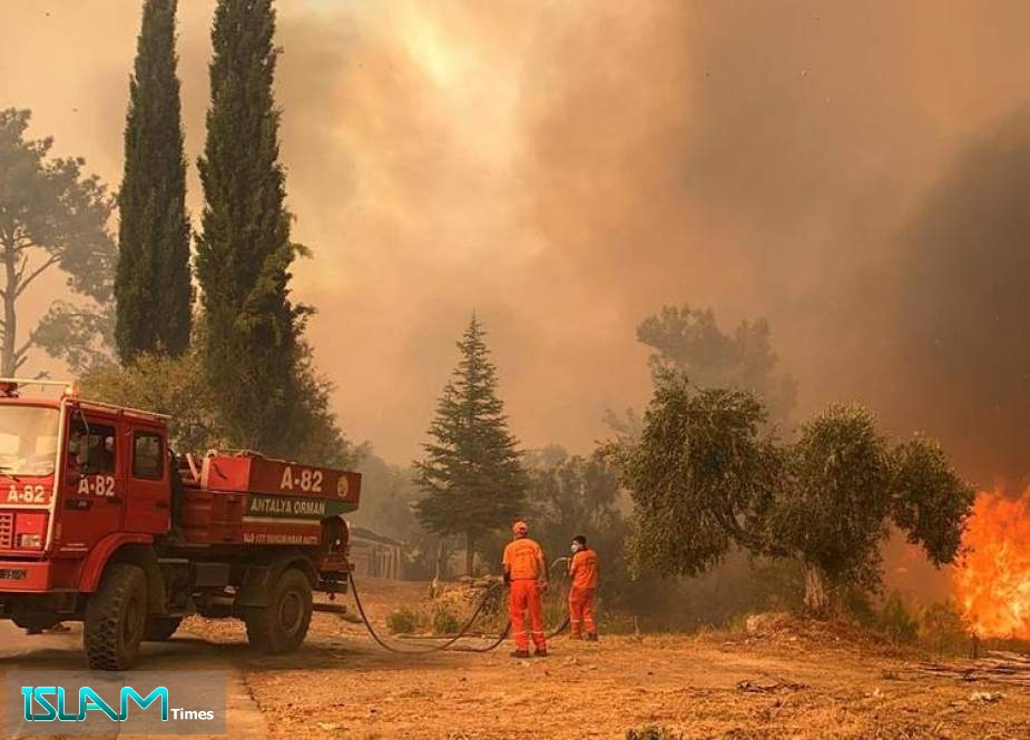 Turkey Fights Forest Fires Raging Through Country