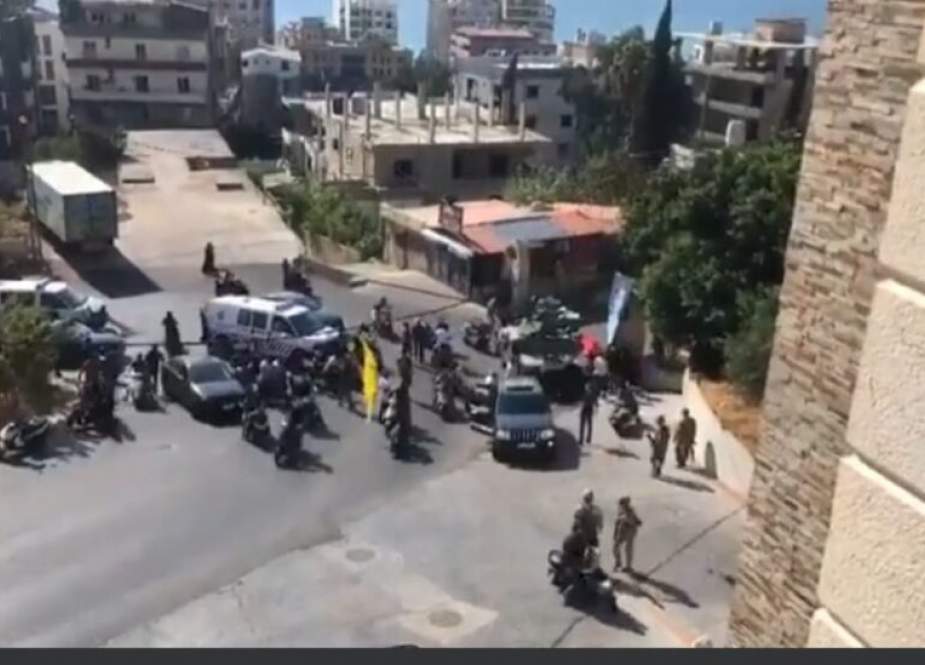 Tensions in Khlade after funeral procession for Hezbollah member was ambushed by Ghoson Arab clan.jpg