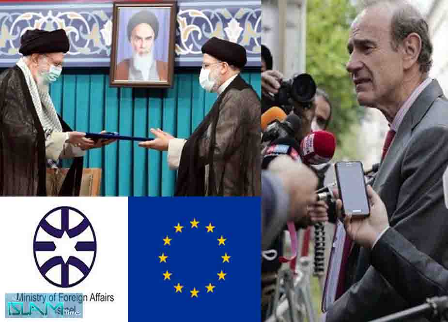 نومنتخب ایرانی صدر کی تقریب حلف برداری میں شرکت کے یورپی فیصلے پر غاصب صیہونی رژیم سیخ پا