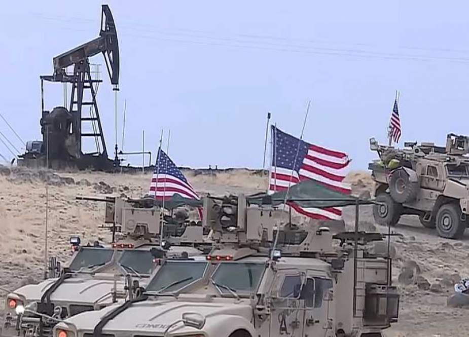US Occupation Forces, continue to plunder Syrian oil.jpg