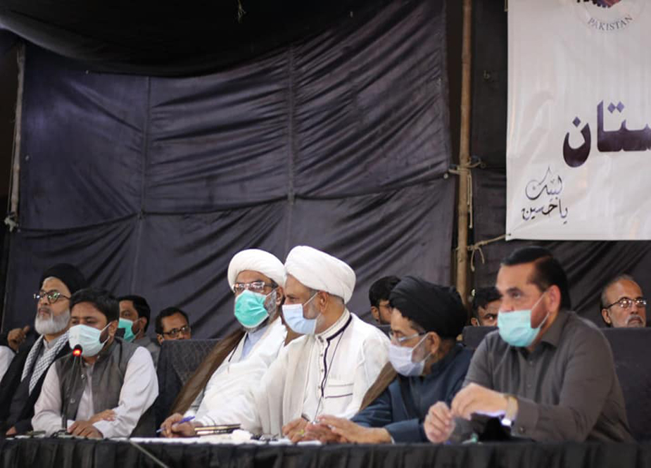 جعفریہ الائنس پاکستان کے تحت عزاداری کانفرنس کا انعقاد، کراچی کے شیعہ علماء، ذاکرین اور شیعہ جماعتوں کے عہدیداران کی شرکت