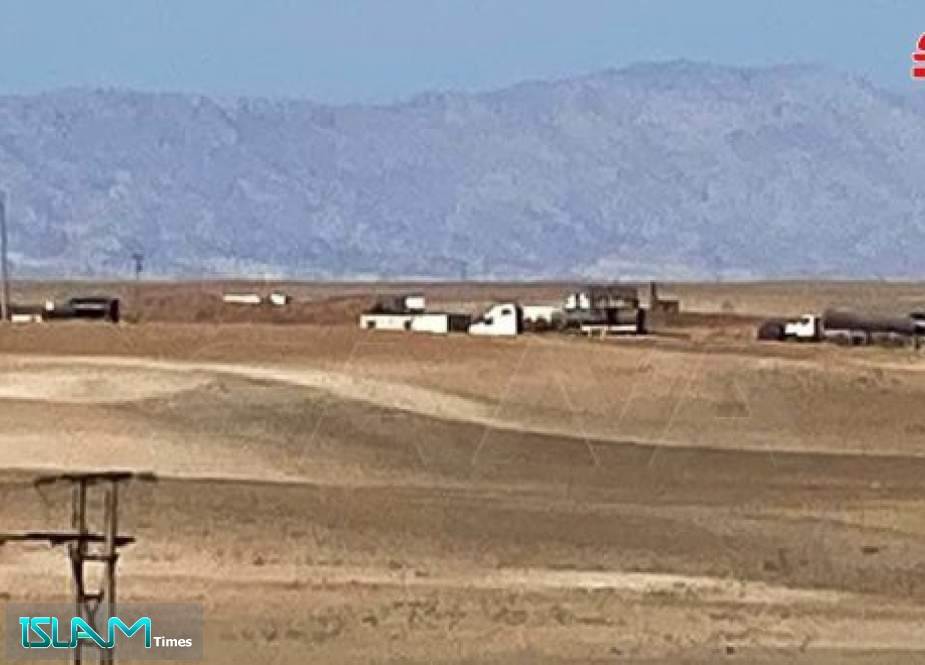 80 US Occupation Vehicles Laden with Stolen Syrian Oil Head for Iraqi Territory