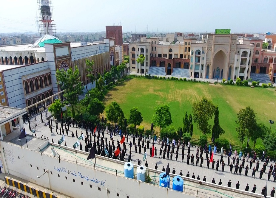 لاہور، جامعہ عروۃ الوثقیٰ میں یوم آزادی کی مناسبت سے پریڈ