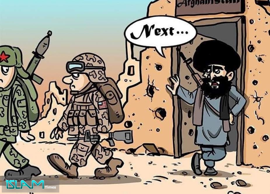 Story of Kabul Fall, US Humiliated in Cartoons