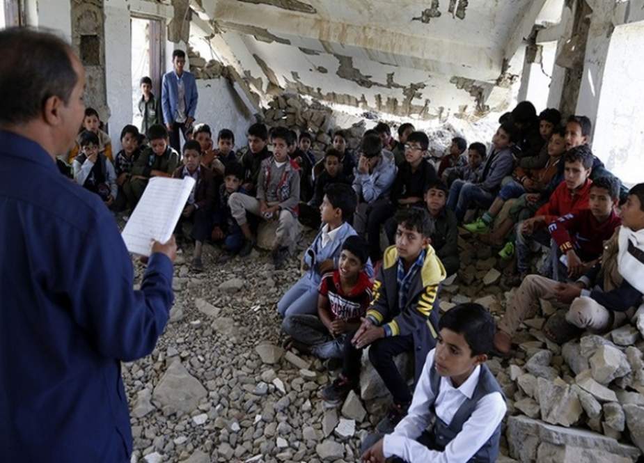 محرومیت ۳ میلیون دانش آموز یمنی از تحصیل