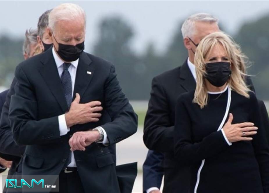 Biden Slammed for Checking Watch during Ceremony for Troops Killed in Kabul Blast