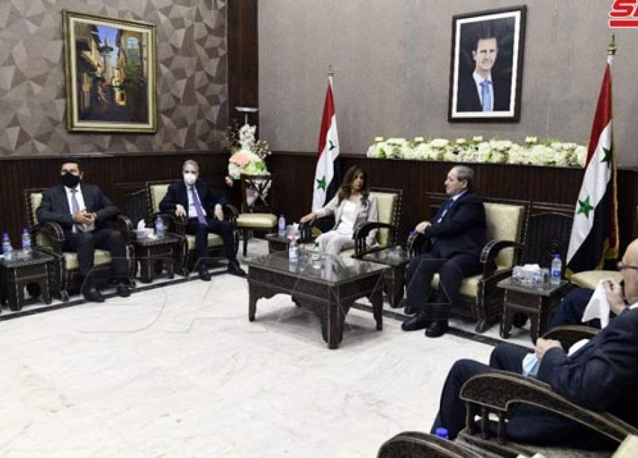 Lebanese delegation, and Syrian officials