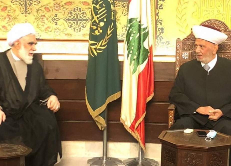 مفتي الجمهورية اللبنانية يستقبل وفدا ايرانيا