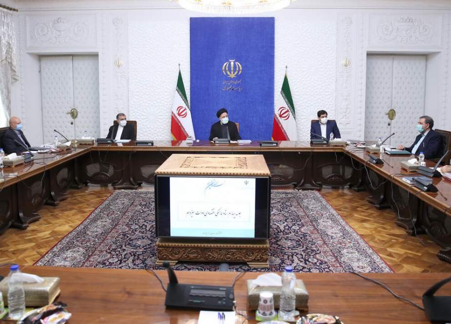Ebrahim Raisi, President of Iran decried the policies of the US.jpg
