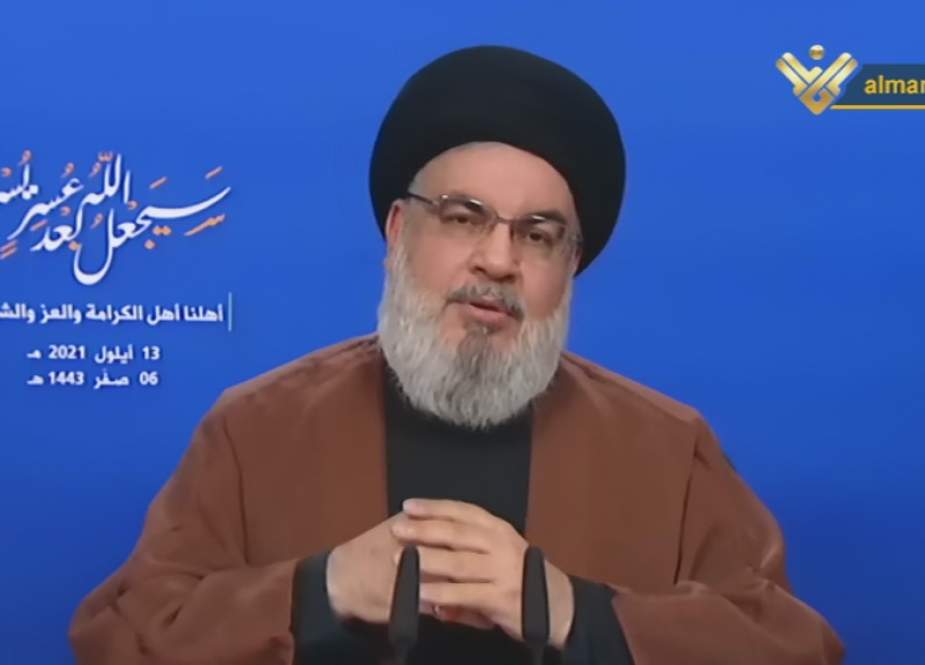 Sayyed Nasrallah, announces arrival of first oil tanker.jpg