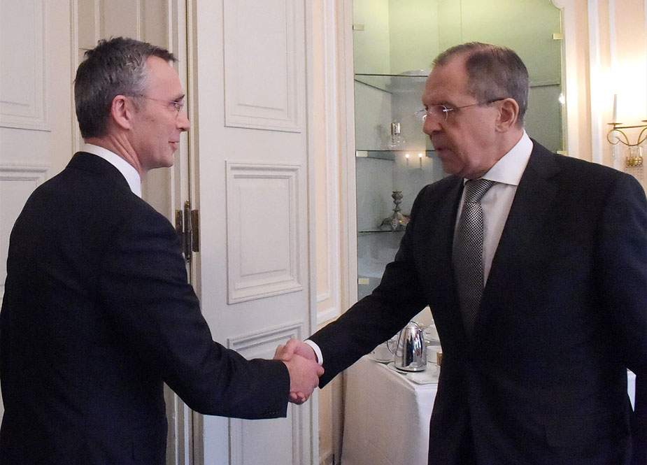 Sergey Lavrov NATO-nun Baş katibi ilə görüş keçirib