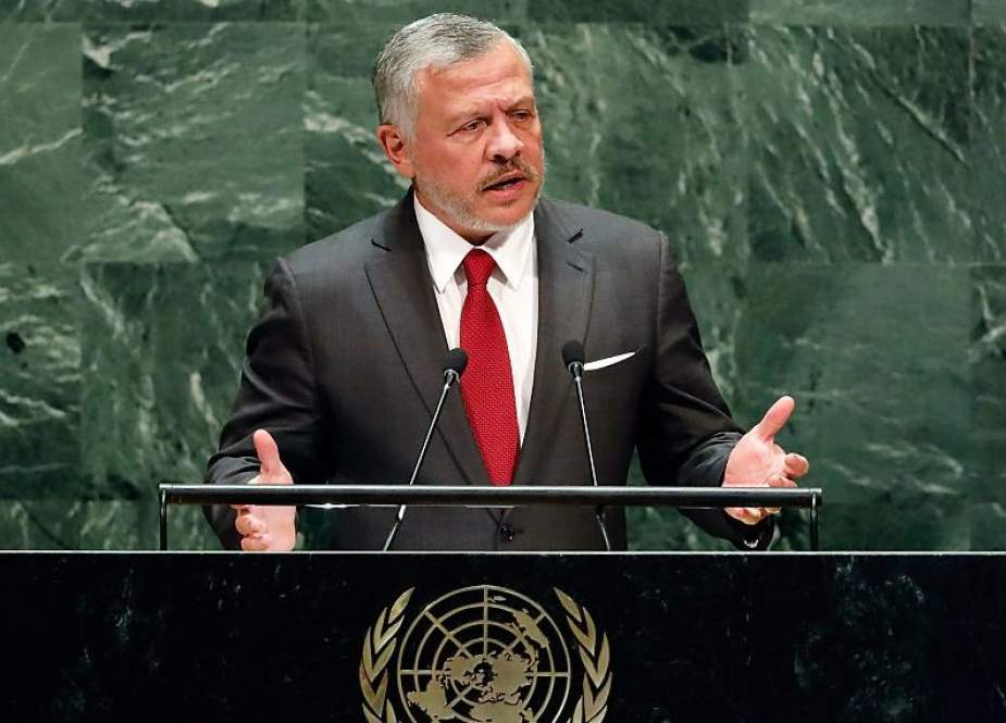 Abdullah II, Jordan’s King addressing the UN General Assembly.jpg