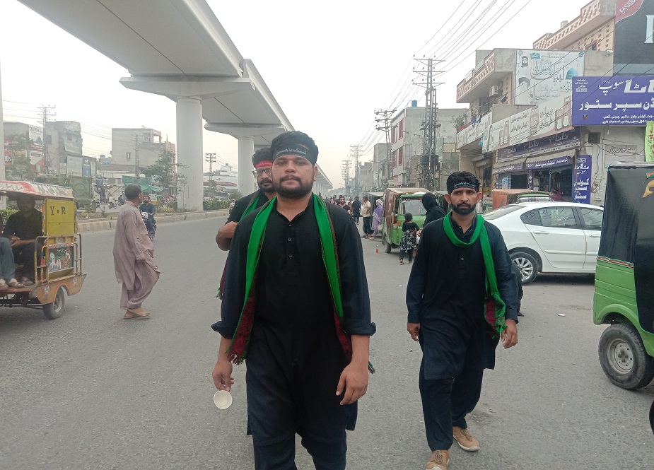 لاہور، اربعین واک کے مناظر