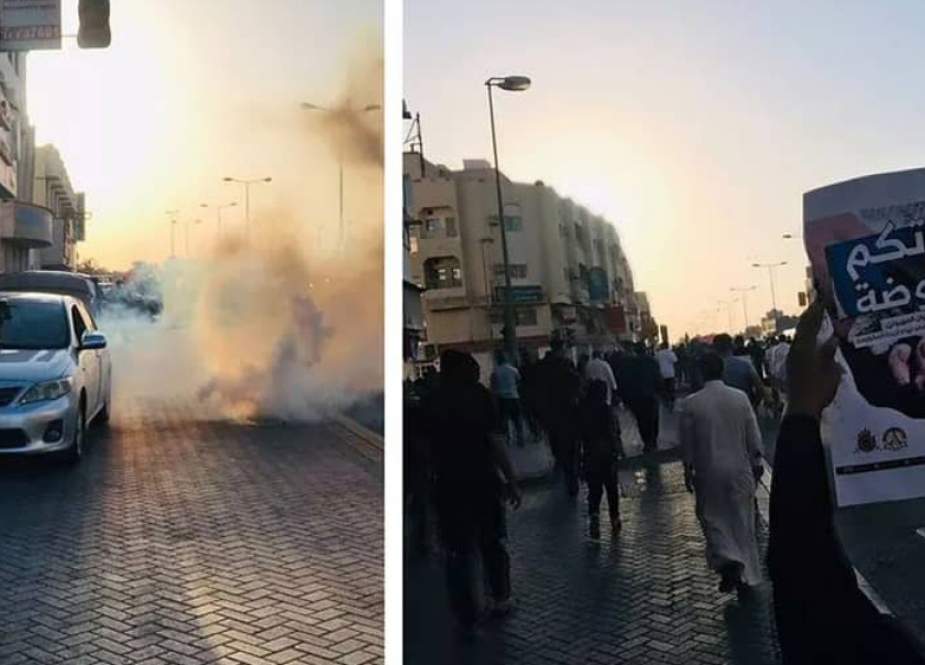 Pasukan Rezim Menyerang Warga Bahrain Yang Memprotes Normalisasi Hubungan Dengan Israel