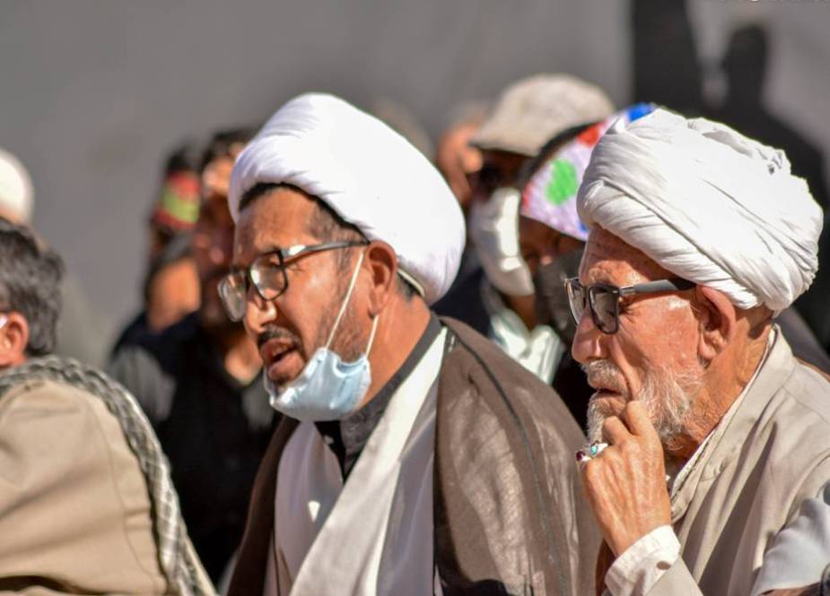 مقبوضہ کشمیر کے سرحدی ضلع کرگل میں امام خمینی میموریل ٹرسٹ کے زیر اہتمام جلوس عزاء برپا
