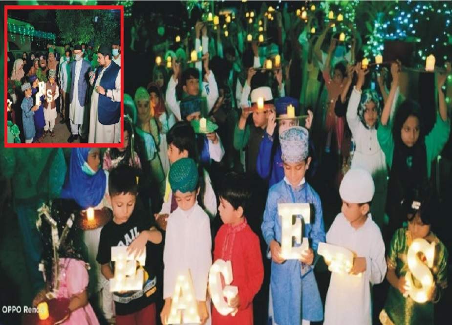 لاہور، منہاج القرآن وومن لیگ کے زیراہتمام بچوں کی مشعل بردار میلاد ریلی