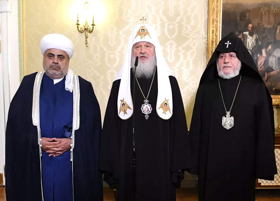 Moskvada Azərbaycan, Rusiya və Ermənistan dini liderlərinin üçtərəfli görüşü keçirilir
