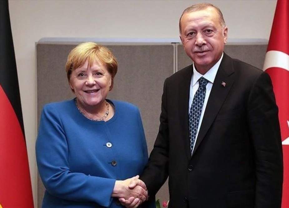جرمن چانسلر کی ترک صدر سے ملاقات