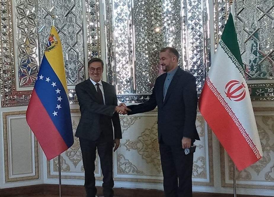 أمير عبد اللهيان يلتقي وزير الخارجية الفنزويلي