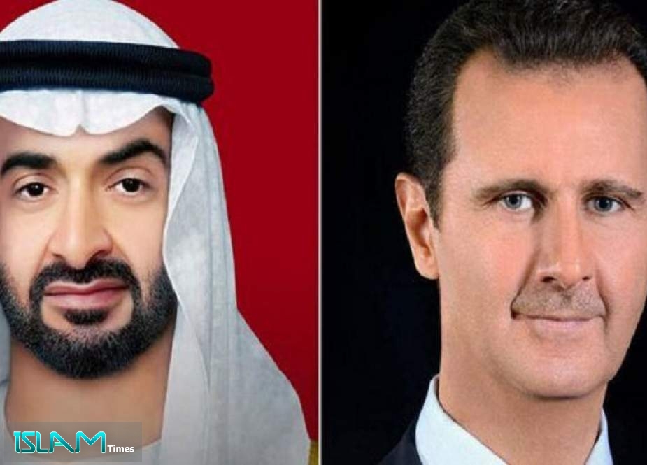 Syrian President, UAE Crown Prince Confer on Bilateral Relations