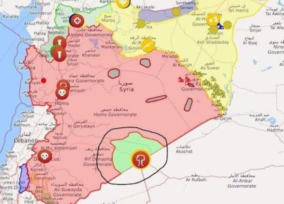حمله پهپادی به پایگاه نظامی آمریکا در التنف سوریه