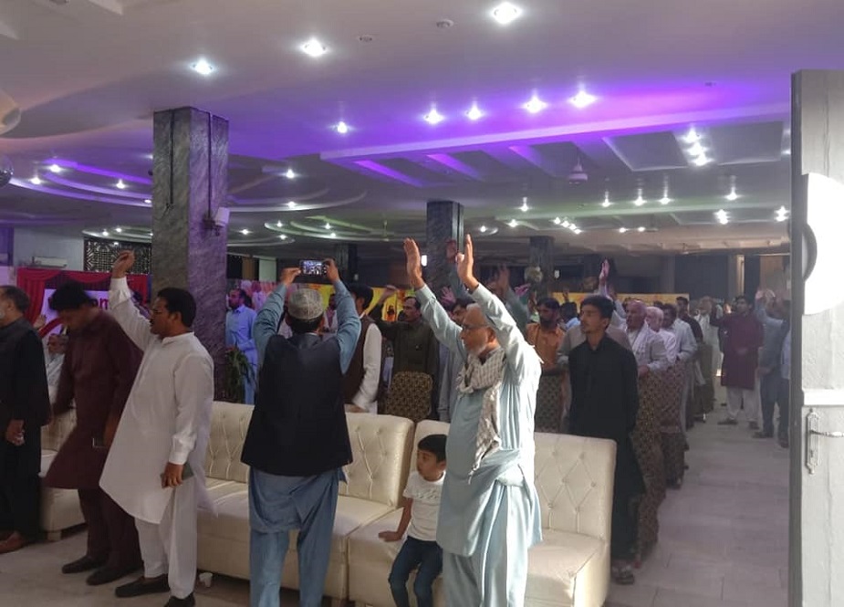 جہلم میں عشق پیغمبر رحمت (ص) نقطہ وحدت امت کانفرنس کی جھلک