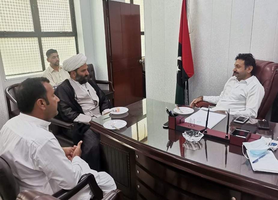 علامہ مقصود ڈومکی کی وزیراعلیٰ سندھ کے مشیر برائے مذہبی امور فیاض بٹ سے ملاقات