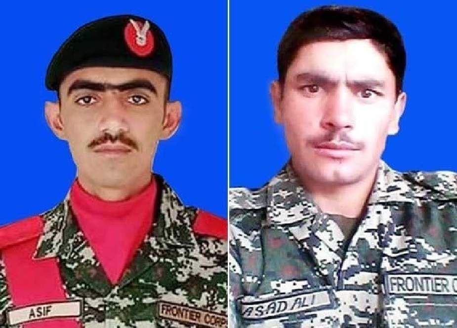افغانستان سے دہشتگردوں کے حملے میں پاک فوج کے 2 جوان شہید