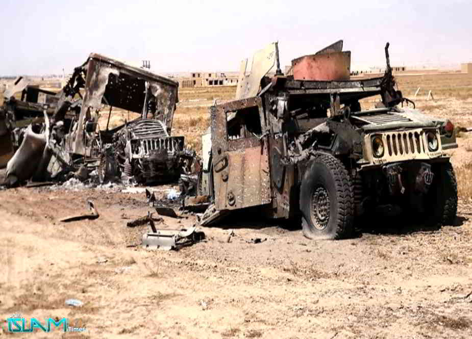 عراق، بغداد میں امریکی فوج کا لاجسٹک قافلہ تباہ