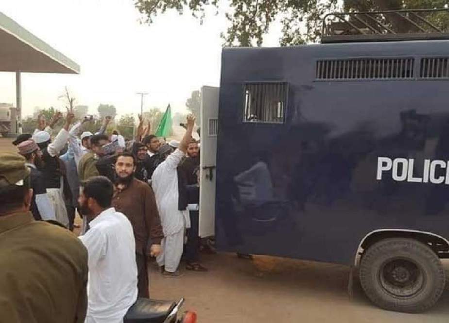 تحریک لبیک کے 40 کارکنوں کو ریمانڈ مکمل ہونے پر جیل بھجوا دیا گیا