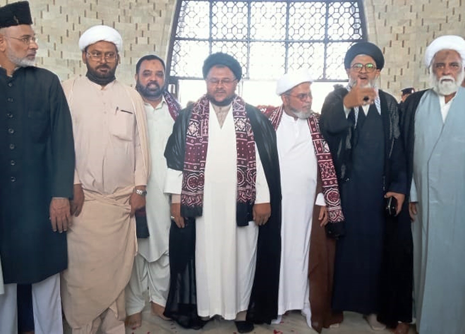 شیعہ علماء کونسل کے نومنتخب مرکزی عہدہ داران کی مزارِ قائدؒ پر تجدید عہد کیلئے حاضری