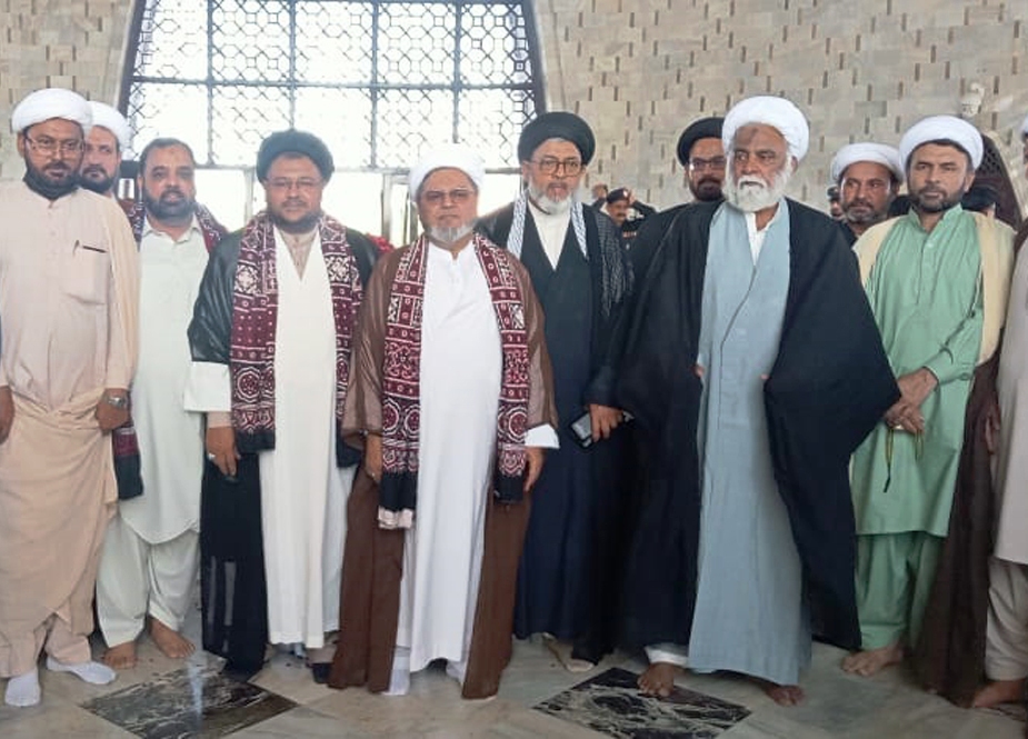 شیعہ علماء کونسل کے نومنتخب مرکزی عہدہ داران کی مزارِ قائدؒ پر تجدید عہد کیلئے حاضری