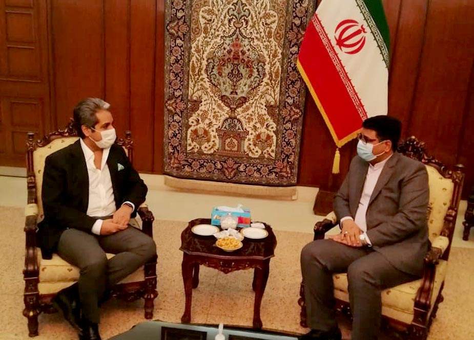 وزیراعلیٰ سندھ کے معاون خصوصی سید قاسم نوید قمر کی ایرانی قونصل جنرل سے ملاقات