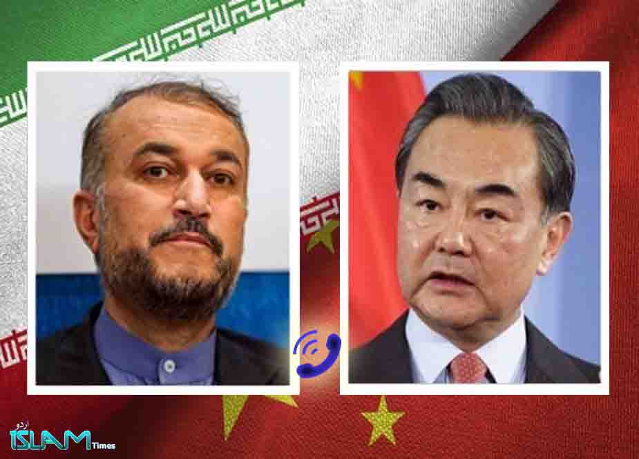 ایران کے جائز و منطقی مطالبات کی حمایت اور اس کیخلاف دباؤ کی پالیسی کی مذمت کرتے ہیں، چین