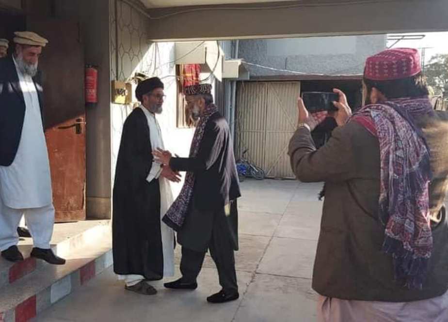 صاحبزادہ ابوالخیر زبیر کی علامہ سید ساجد علی نقوی سے ملاقات