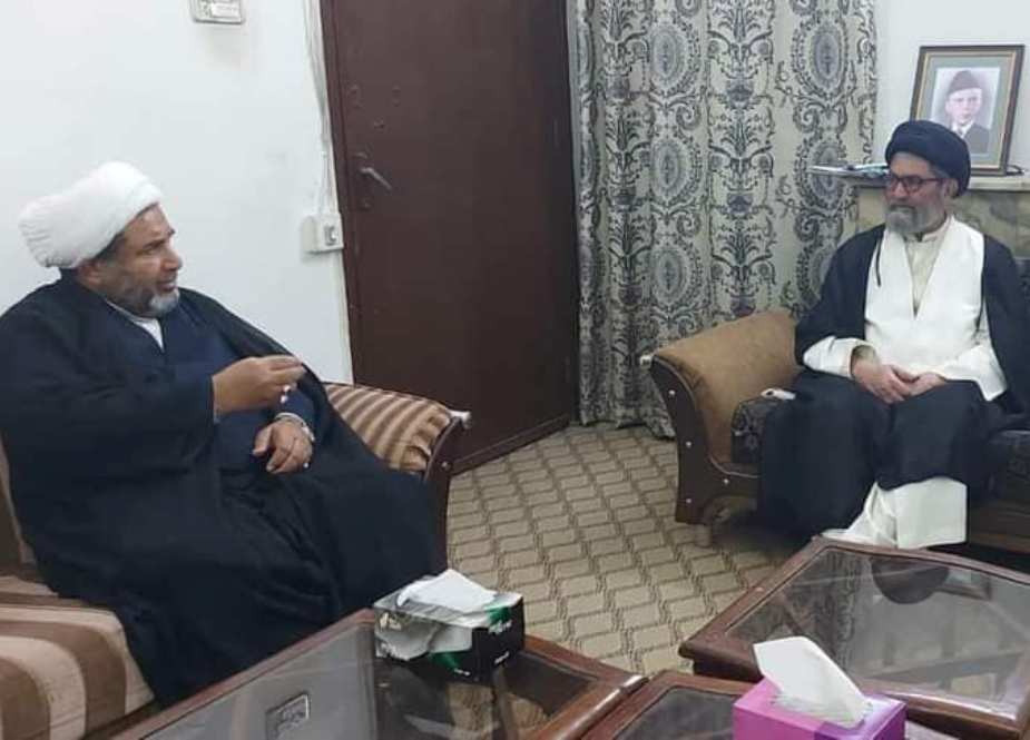 صاحبزادہ ابوالخیر زبیر کی علامہ سید ساجد علی نقوی سے ملاقات