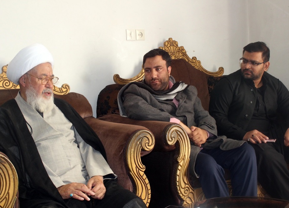 میڈیا نمائندگان کی امام جمعہ اسکردو بلتستان شیخ حسن جعفری سے قم میں ملاقات