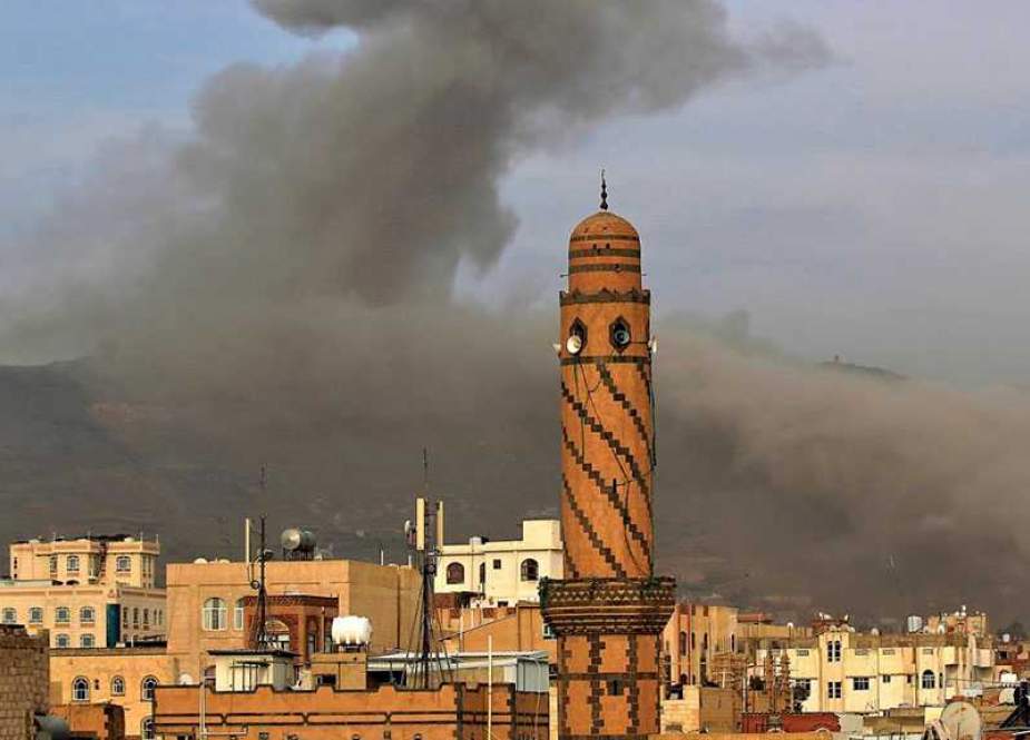 Pesawat Tempur Koalisi Pimpinan Saudi Membom Berat Beberapa Kota Yaman